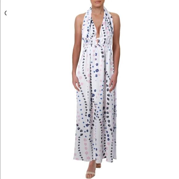 Aqua halter maxi dress NWT - Picture 1 of 7